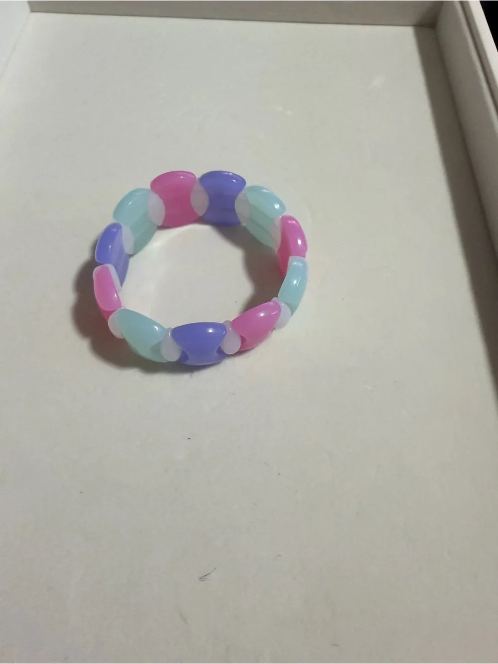 Vintage Colorblock Pastel Stretch Bracelet - Multicolor Womens Jewelry